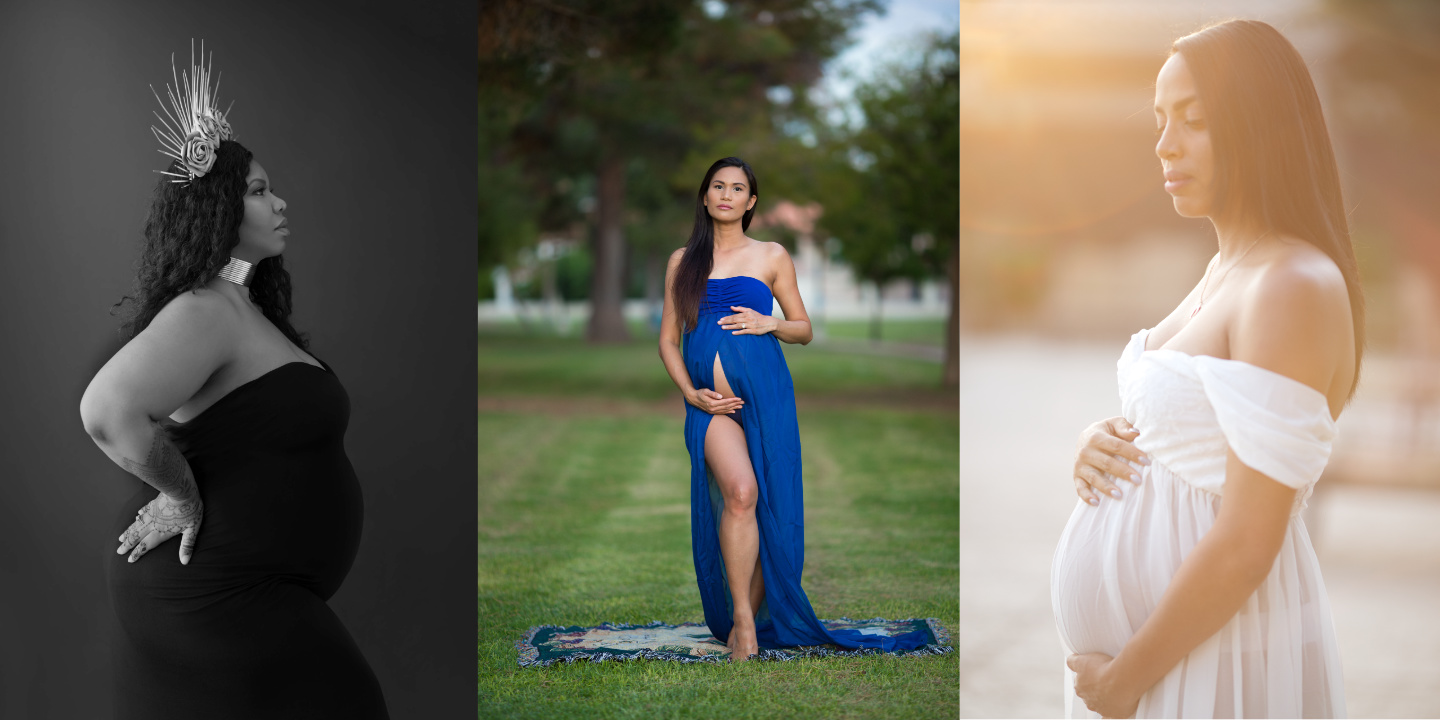 maternity pictures of women of color by Adaeze Opara Photography Elizabeth City NC